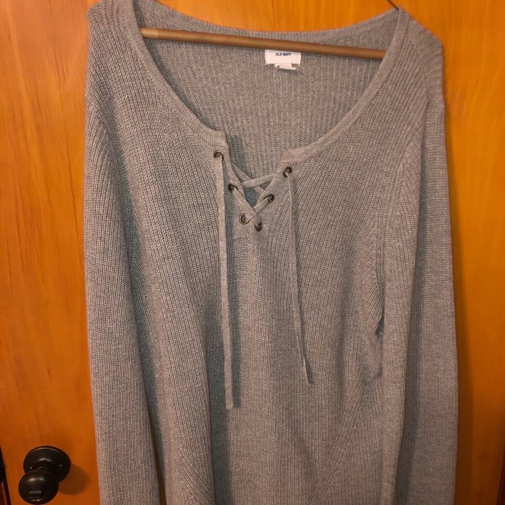 Gray Oversized Sweater